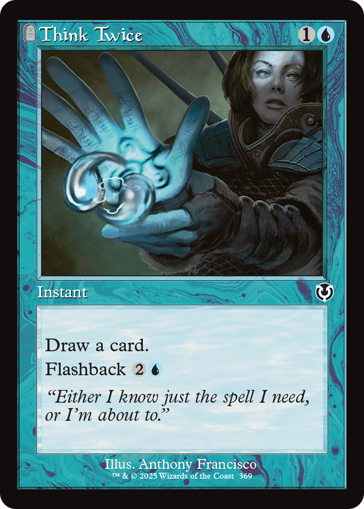 Think Twice (Retro Frame) [Innistrad Remastered] – Darkwater Games