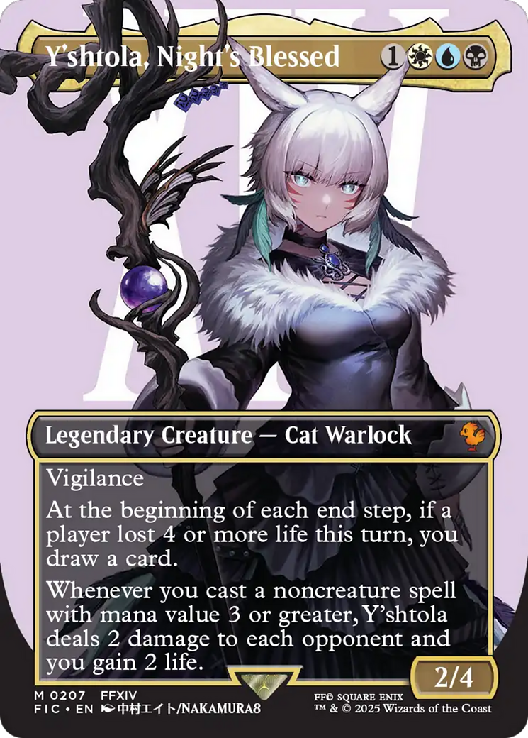 Y'shtola, Night's Blessed (Borderless) [FINAL FANTASY Commander] –  Darkwater Games