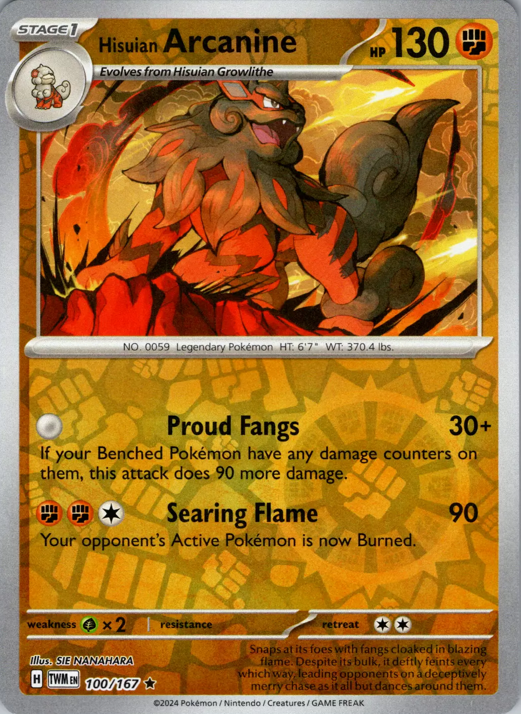 hisuian pokemon cards - Goodra V Stage 2 Hisuian Arcanine (100/167) [Scarlet &