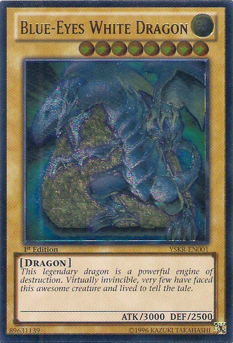 ultimate rare yugioh card price Blue-Eyes White Dragon (UTR) [YSKR-EN001] Ultimate Rare