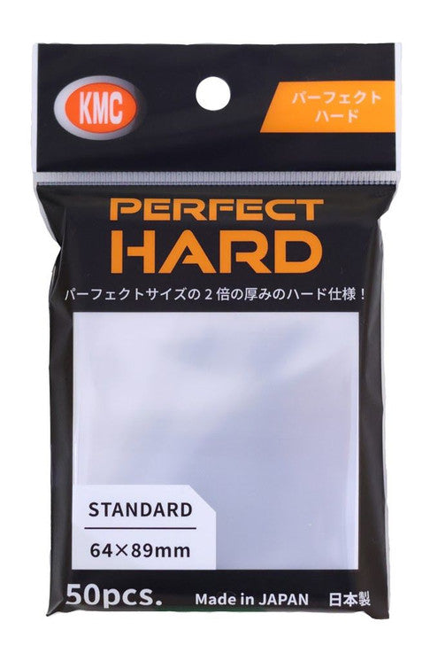 KMC Sleeves: Perfect Hard - Standard (50ct)