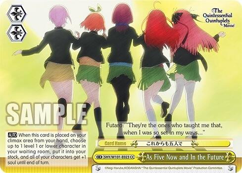As Five Now and In the Future