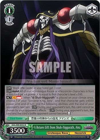 A Return Gift from Shub-Niggurath, Ainz
