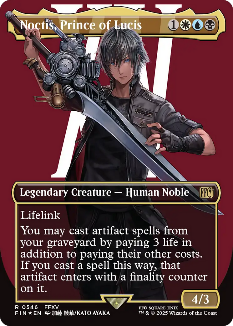 Noctis, Prince of Lucis (Borderless) (Surge Foil) [FINAL FANTASY] –  Darkwater Games