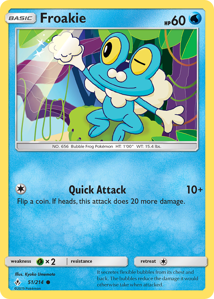 pokemon cards froakie (51/214) [Sun & Moon: Unbroken Bonds] – Darkwater Games Poison Description coming soon... Magic The Gathering Outlaws Print Size:Premium - 16