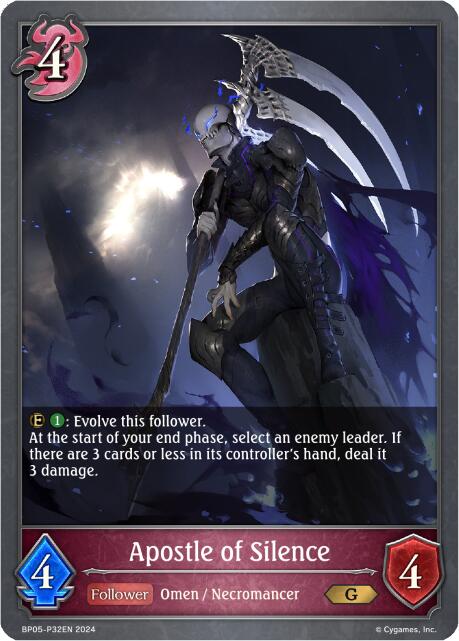 Apostle of Silence - P32EN (Foil)