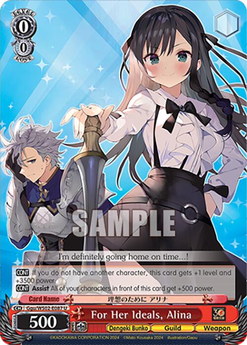 For Her Ideals, Alina