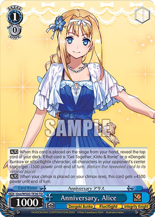 Anniversary, Alice