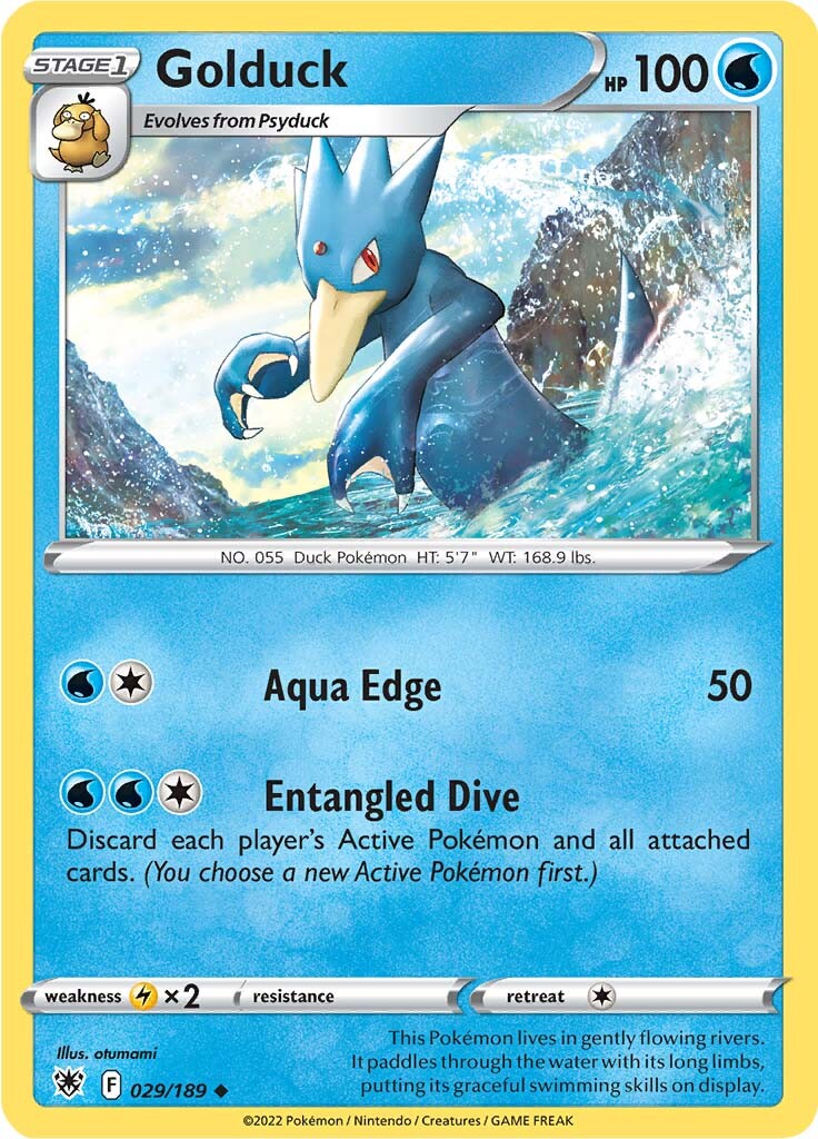 pokemon sword and shield astral radiance rare cards Golduck (029/189) [Sword & Shield: Astral Radiance] – Darkwater Games