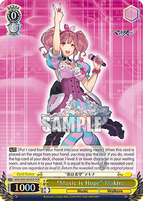 "Music is Hope" Makina (DCR)