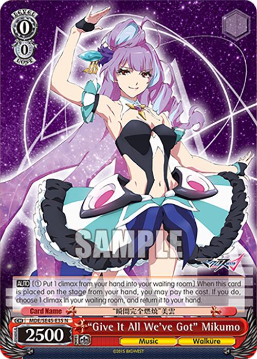 "Give It All We've Got" Mikumo