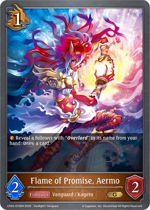 Flame of Promise, Aermo