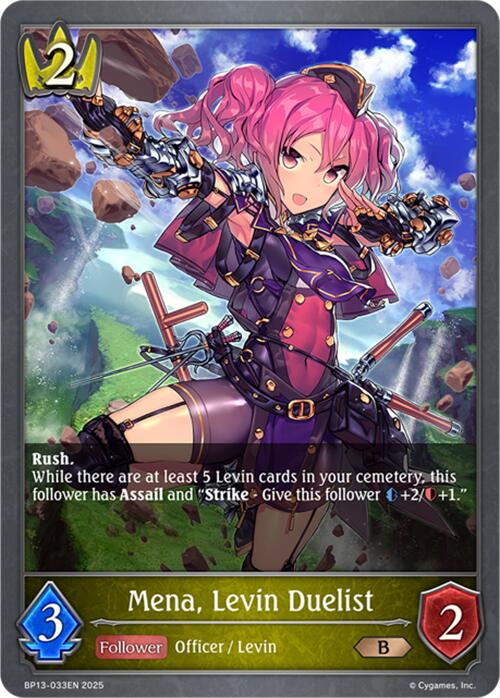 Mena, Levin Duelist