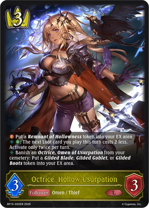 Octrice, Hollow Usurpation