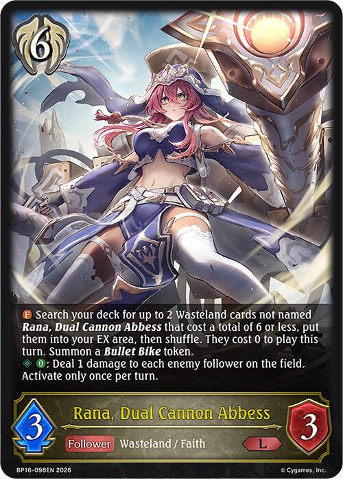 Rana, Dual Cannon Abbess