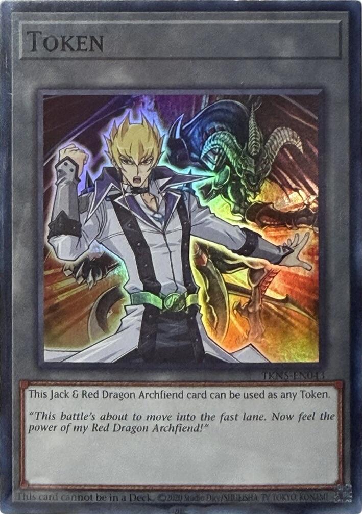 Token: Jack Atlas & Red Dragon Archfiend Super Rare