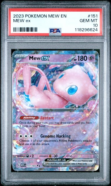 Graded Pokemon - Mew ex (151/165) 151 PSA 10