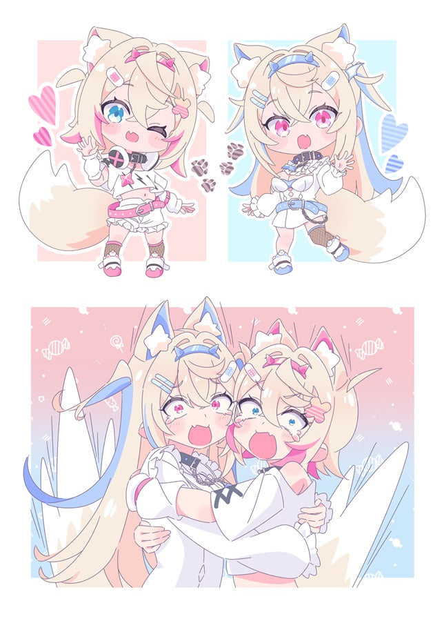 Artbook: Hololive - FUWAMOCO-chan is too cute!! by hinatahirune