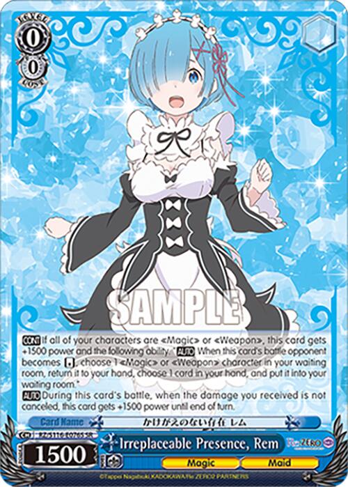 Irreplaceable Presence, Rem (SR)