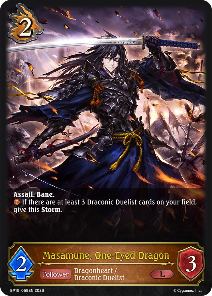 Masamune, One-Eyed Dragon