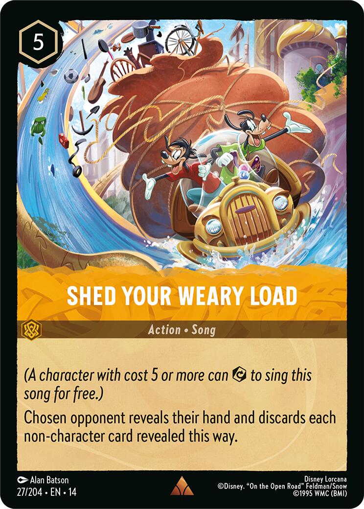 Shed Your Weary Load
