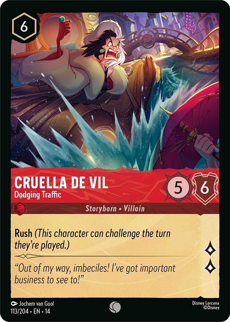 Cruella De Vil - Dodging Traffic