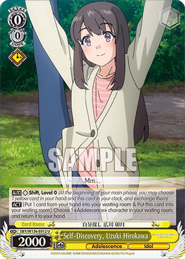 Self-Discovery, Uzuki Hirokawa