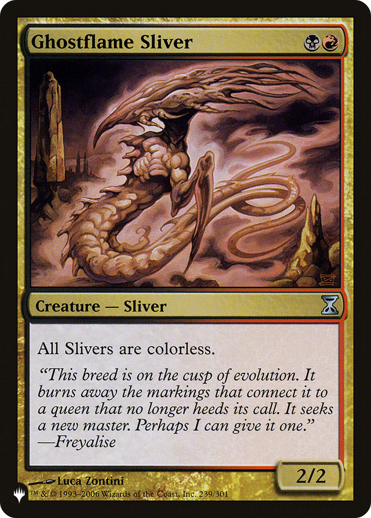 Ghostflame Sliver [The List] – Darkwater Games