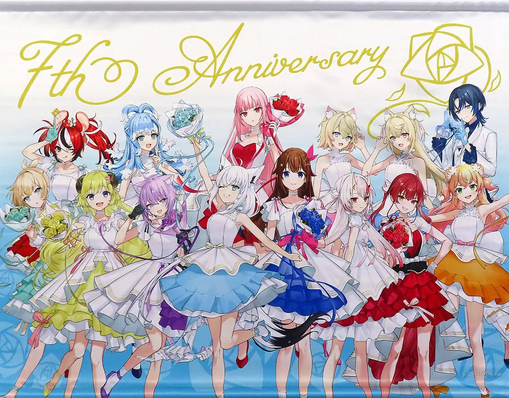 Hololive : 7th Anniversary - Bae, Calli, FuwaMoco, Marine, Nene, Fubuki (B2 Tapestry)