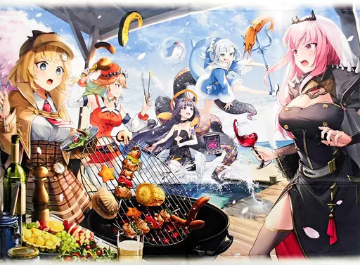 Hololive : English - Gura, Ina, Calliope, Amelia, Kiara (B2 Tapestry)