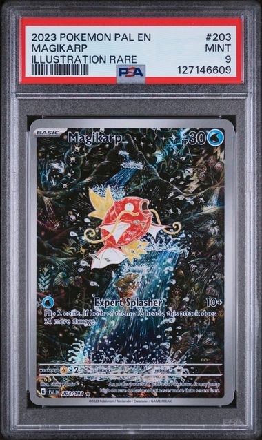 Graded Pokemon - Magikarp (203/193) Paldea Evolved PSA 9