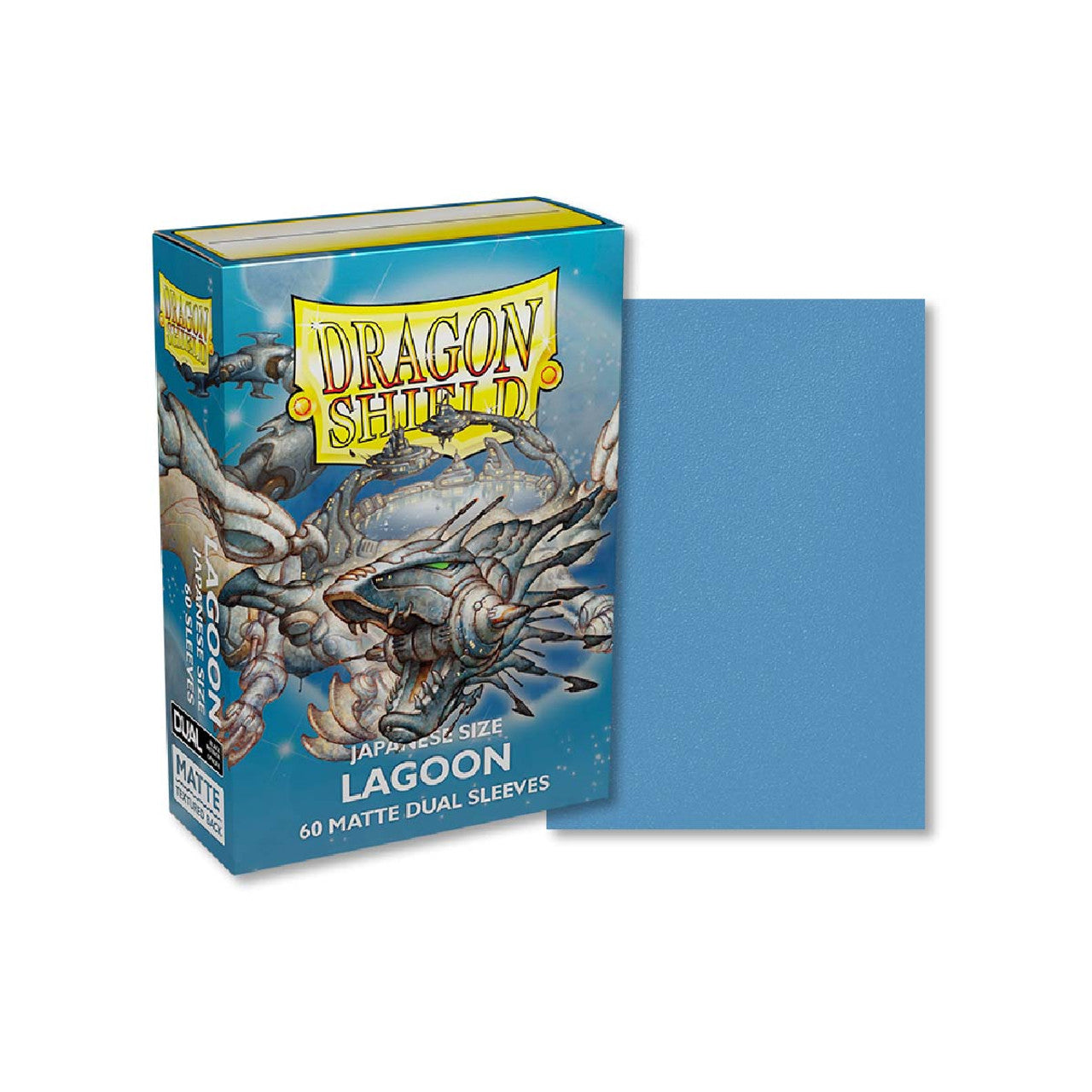 Dragon Shield Sleeves: Japanese DUAL - Matte Lagoon (60 ct)