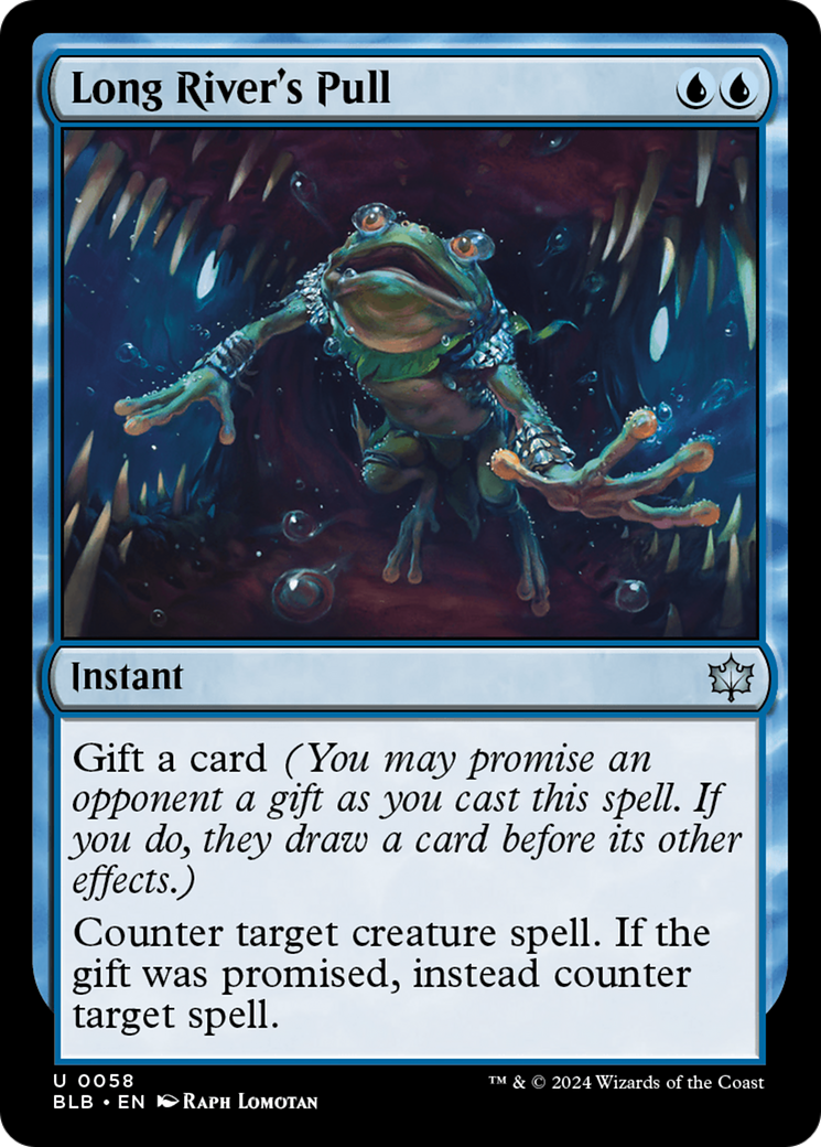 cards bloomburrow mtg Long River's Pull [Bloomburrow] – Darkwater Games