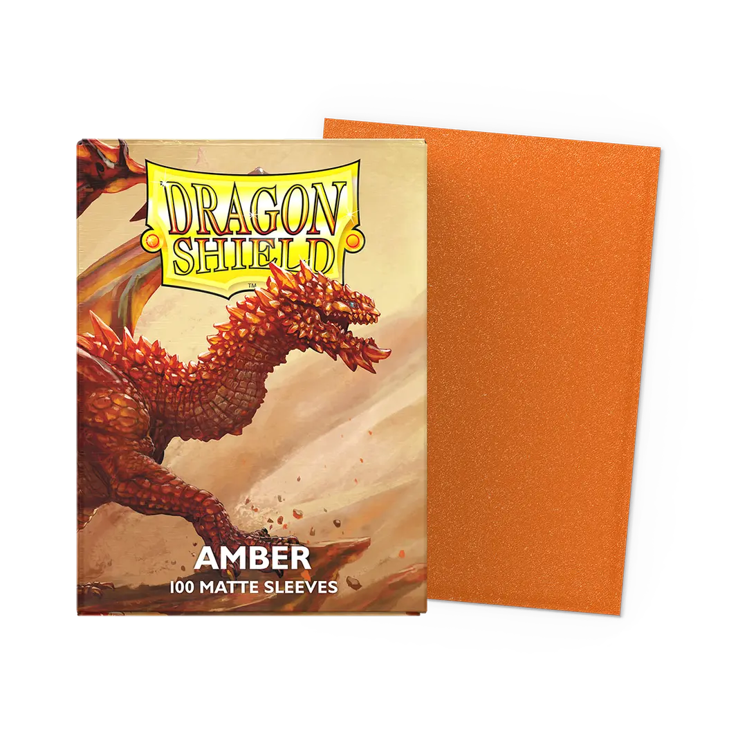 Dragon Shield Sleeves: Standard - Matte Amber (100 ct)