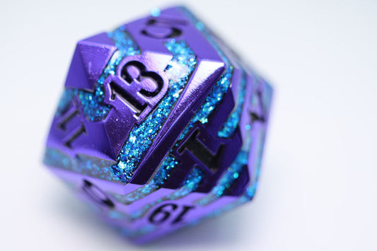 35mm D20 - Purple with Blue Mica