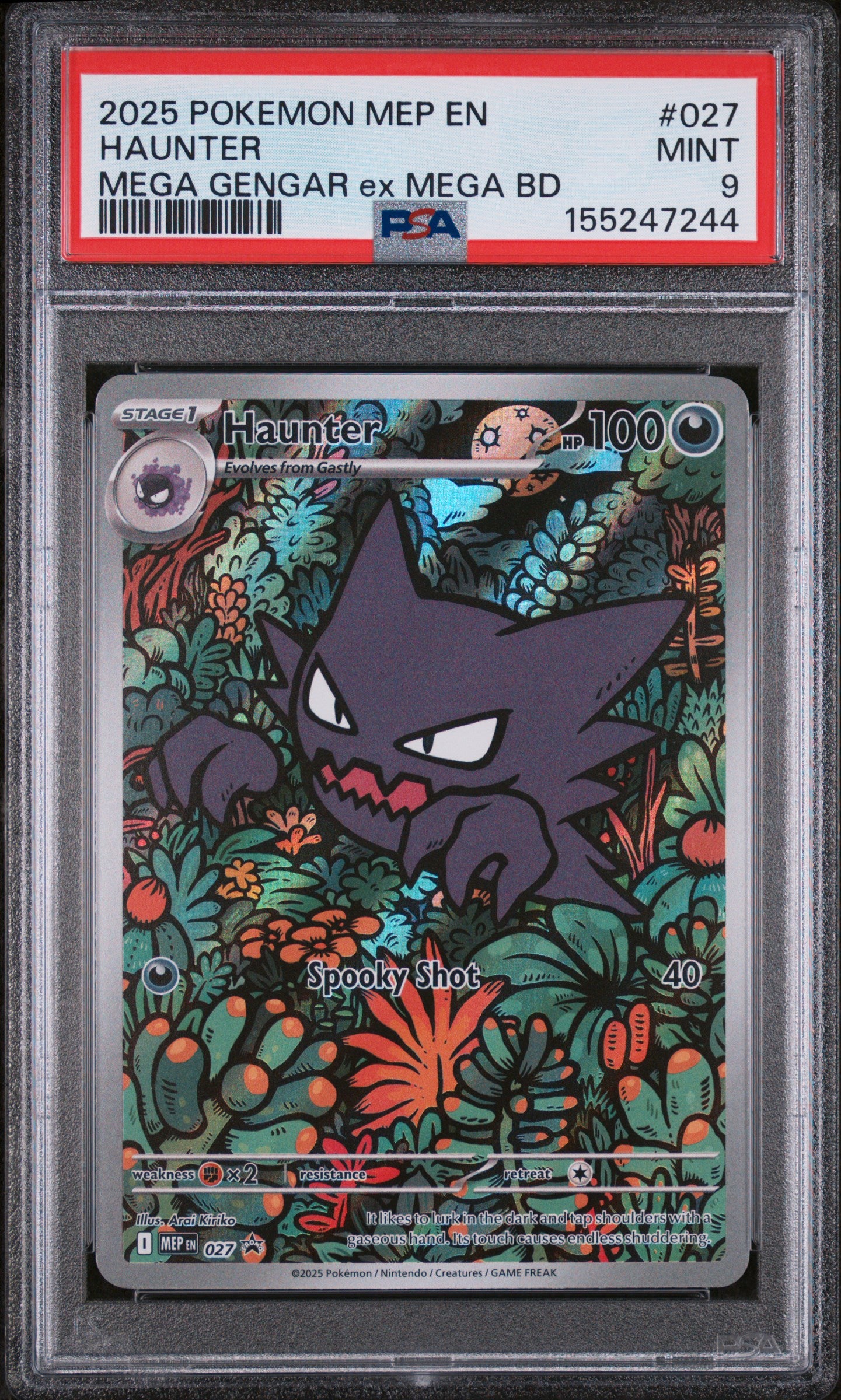 Graded Pokemon - Haunter (027) Black Star Promo PSA 9