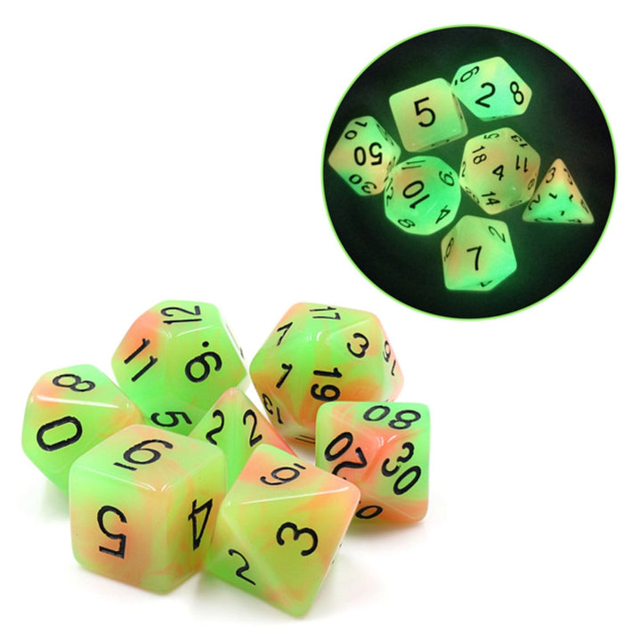 Glow in the Dark - Mango RPG Dice Set