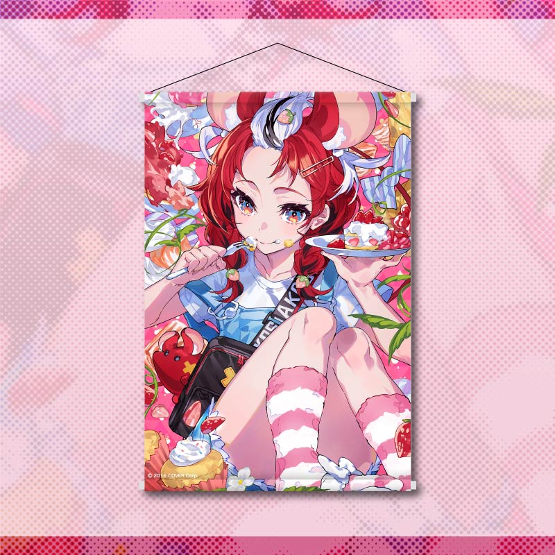 Hololive : Hakos Baelz - Birthday Celebration 2023 Strawberry Princess (B2 Tapestry)