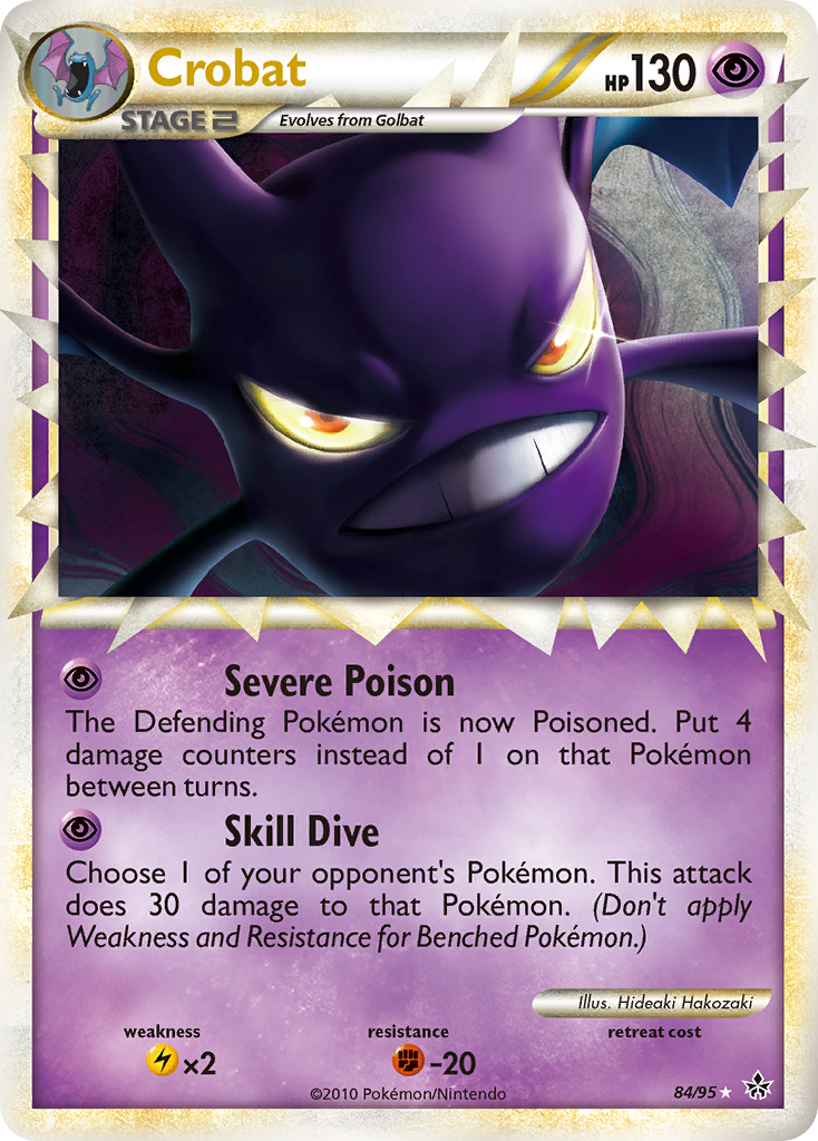 Crobat (84/95) [HeartGold & SoulSilver: Unleashed] – Darkwater Games