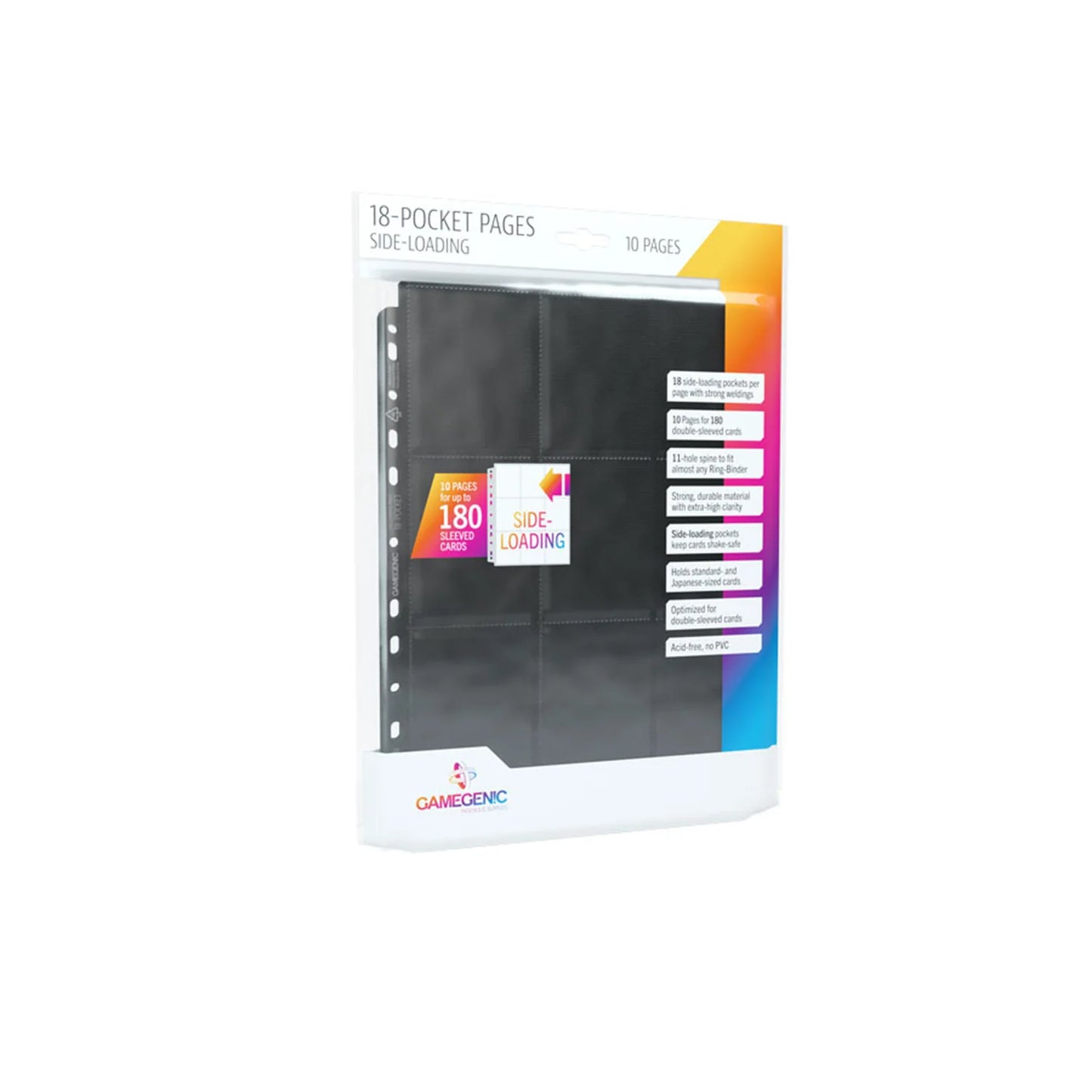 Gamegenic - 18 - Pocket Pages Side Loading (10 Pack)