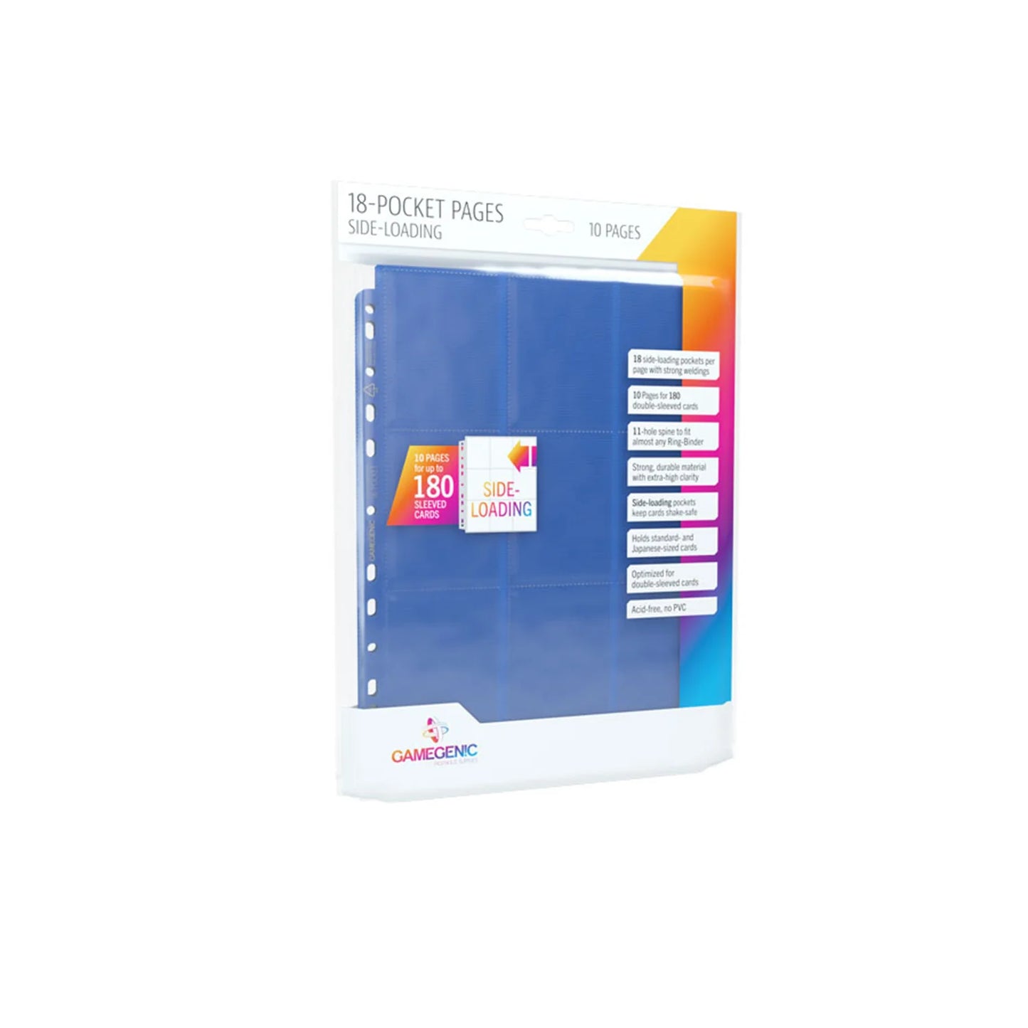 Gamegenic - 18 - Pocket Pages Side Loading (10 Pack)