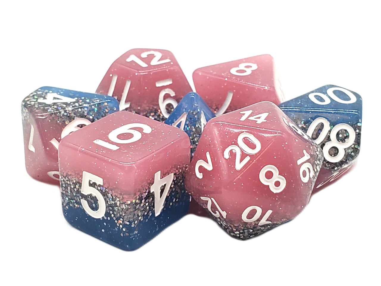Gradients - Bubblegum Blast! RPG Dice Set