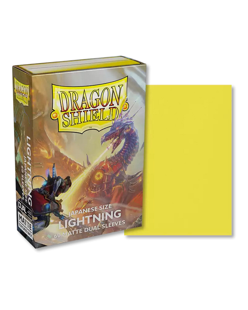 Dragon Shield Sleeves: Japanese DUAL - Matte Lightning (60 ct)