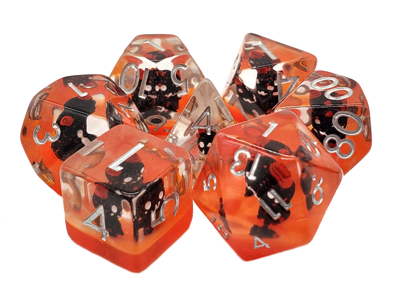 Infused - Demon Red RPG Dice Set