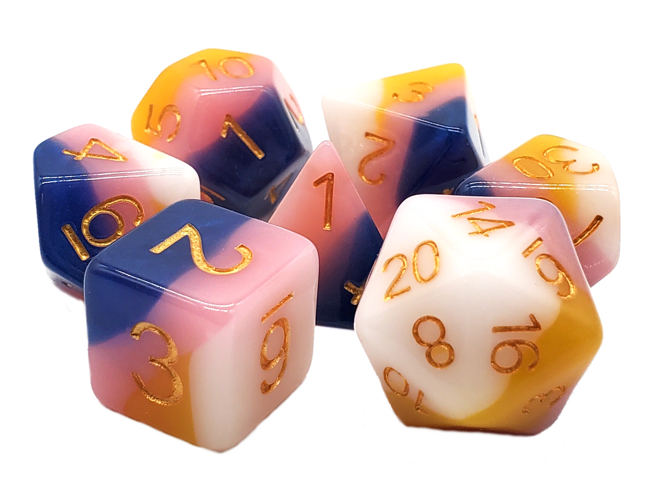 Gradients - Boy or Girl? RPG Dice Set