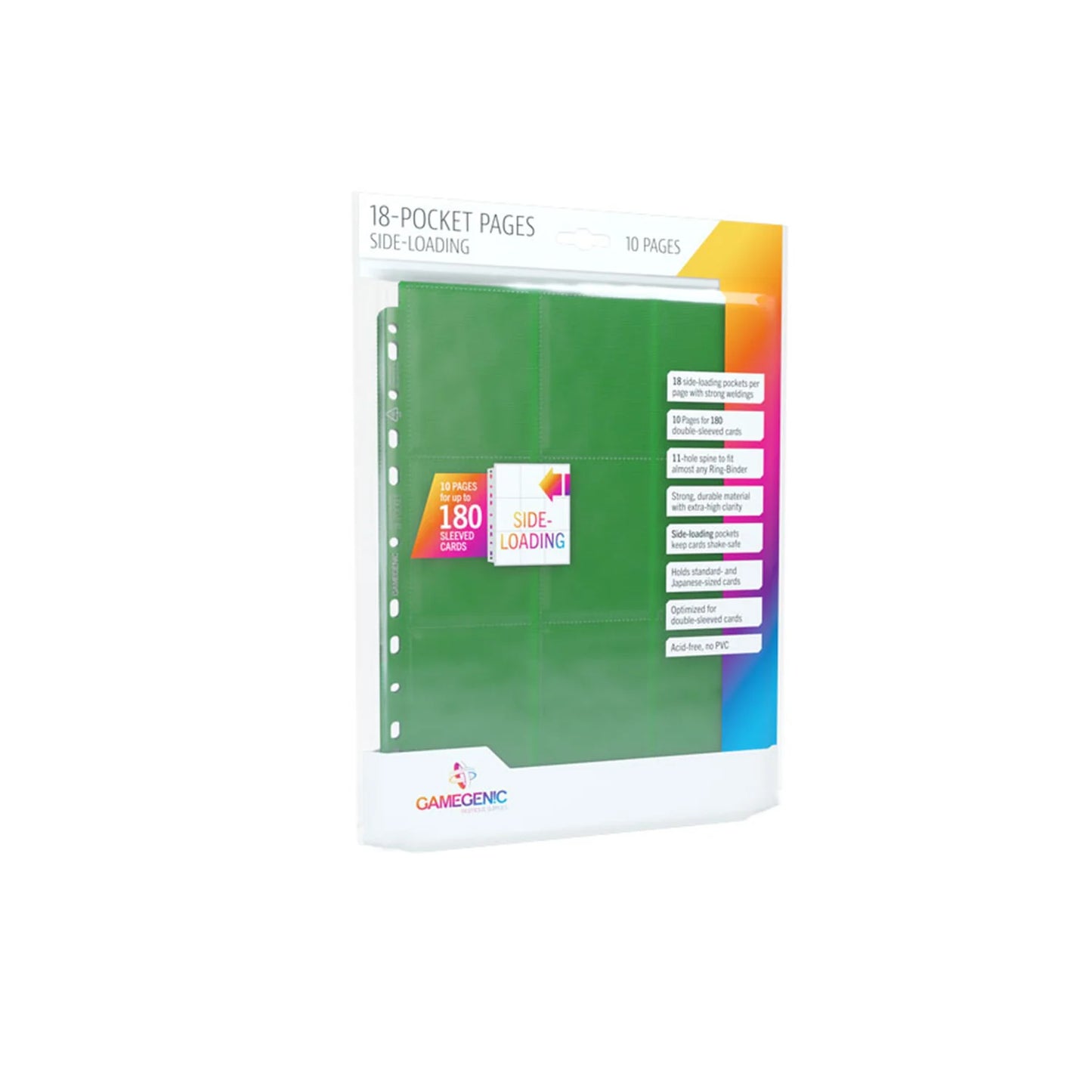 Gamegenic - 18 - Pocket Pages Side Loading (10 Pack)