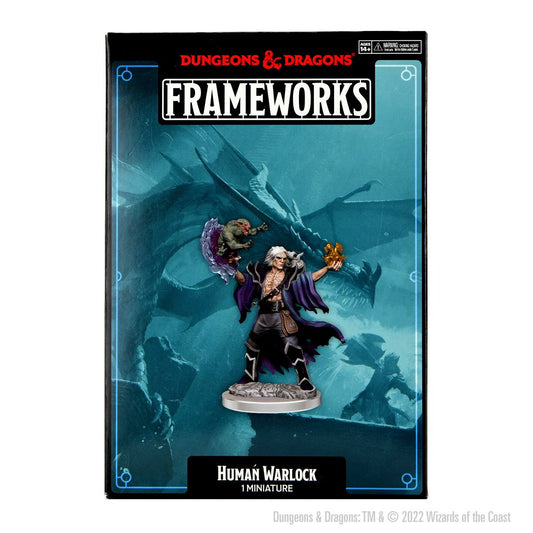 D&D - Frameworks Unpainted: Male Human Warlock