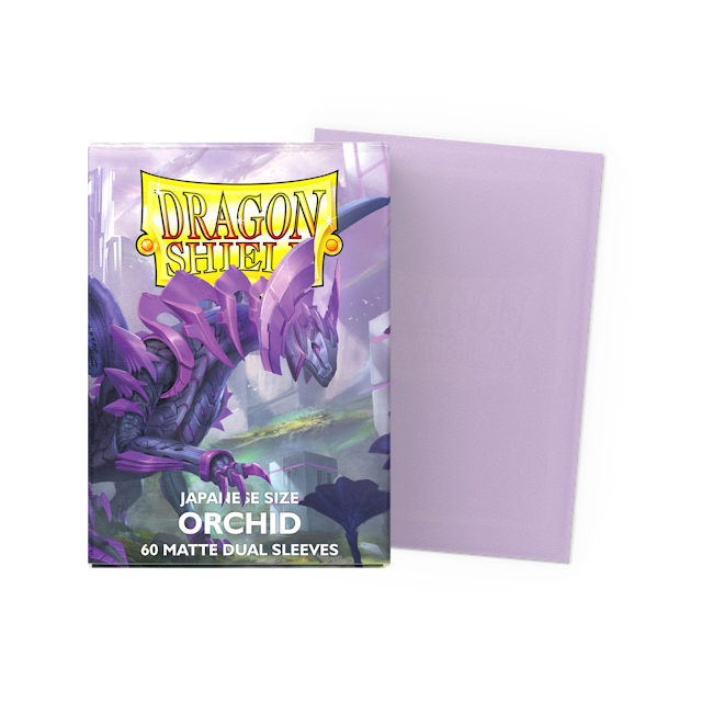 Dragon Shield Sleeves: Japanese DUAL - Matte Orchid (60 ct)