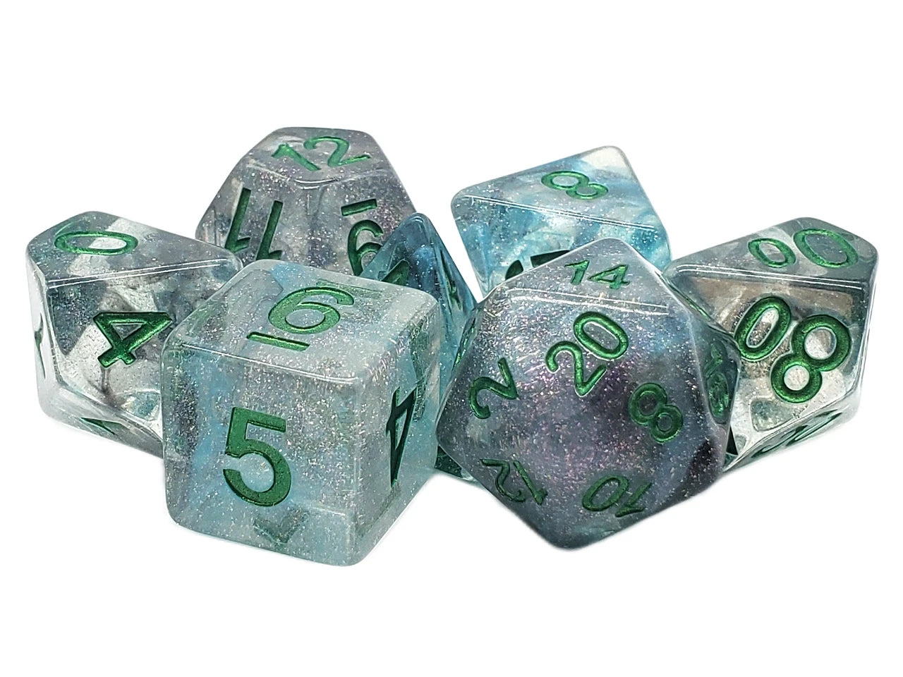 Luminous - Blue Moon RPG Dice Set
