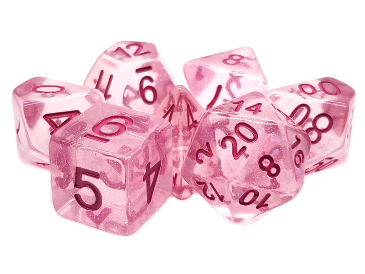 Luminous - Pink Planet RPG Dice Set